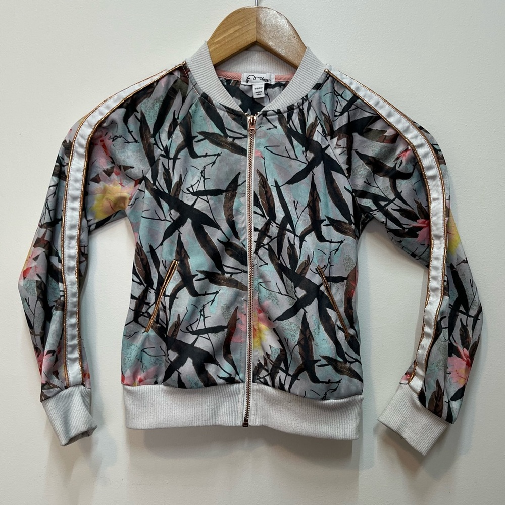 ART CLASS FLORAL BOMBER JACKET S(6/6X)